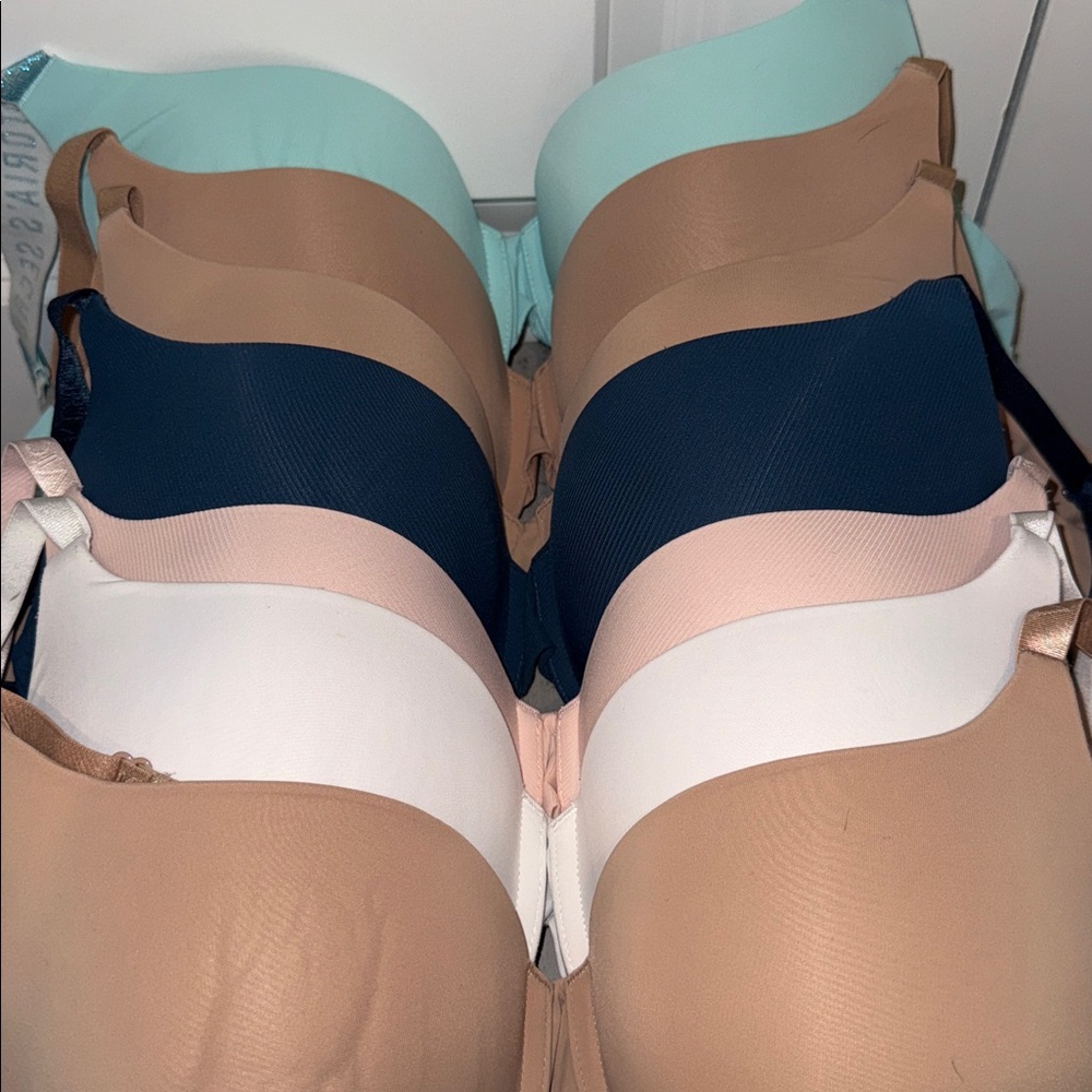 Set of 7 - VS 36D T Shirt Push Up Full Coverage Bras - Picture 2 of 3